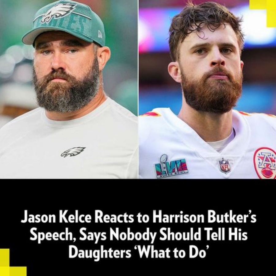 Jason Kelce Reacts to Harrison Butker's Speech, Says Nobody Should Tell ...